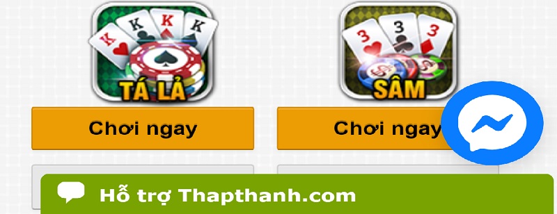 Game bài hấp dẫn tại cổng game Thapthanh